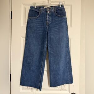 Reformation Baltic Wash Louise Jean with Raw Hem